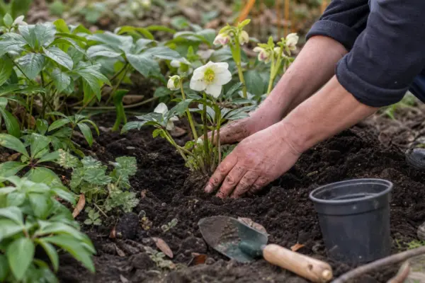 Trandafirul de Crăciun (Helleborus niger) – plantare și îngrijire pas cu pas