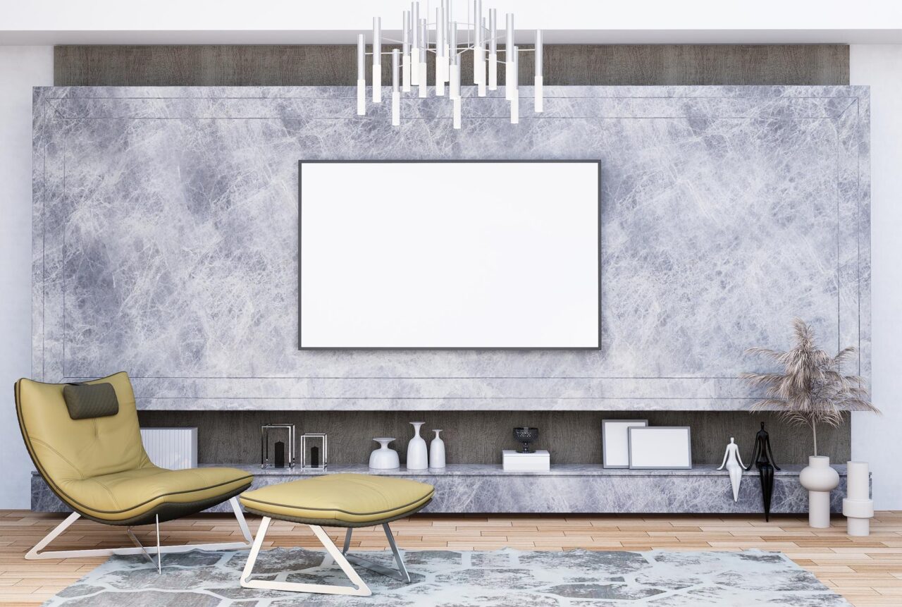 La ce înălțime se montează un televizor de 55 inch pe perete