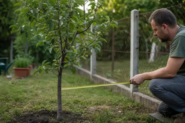 La ce distanță de gard poți planta copaci? Ce trebuie să verifici înainte
