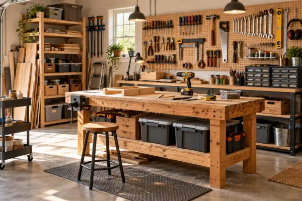 Cum amenajezi un atelier de acasă pentru proiecte DIY mai sigure și mai bine organizate